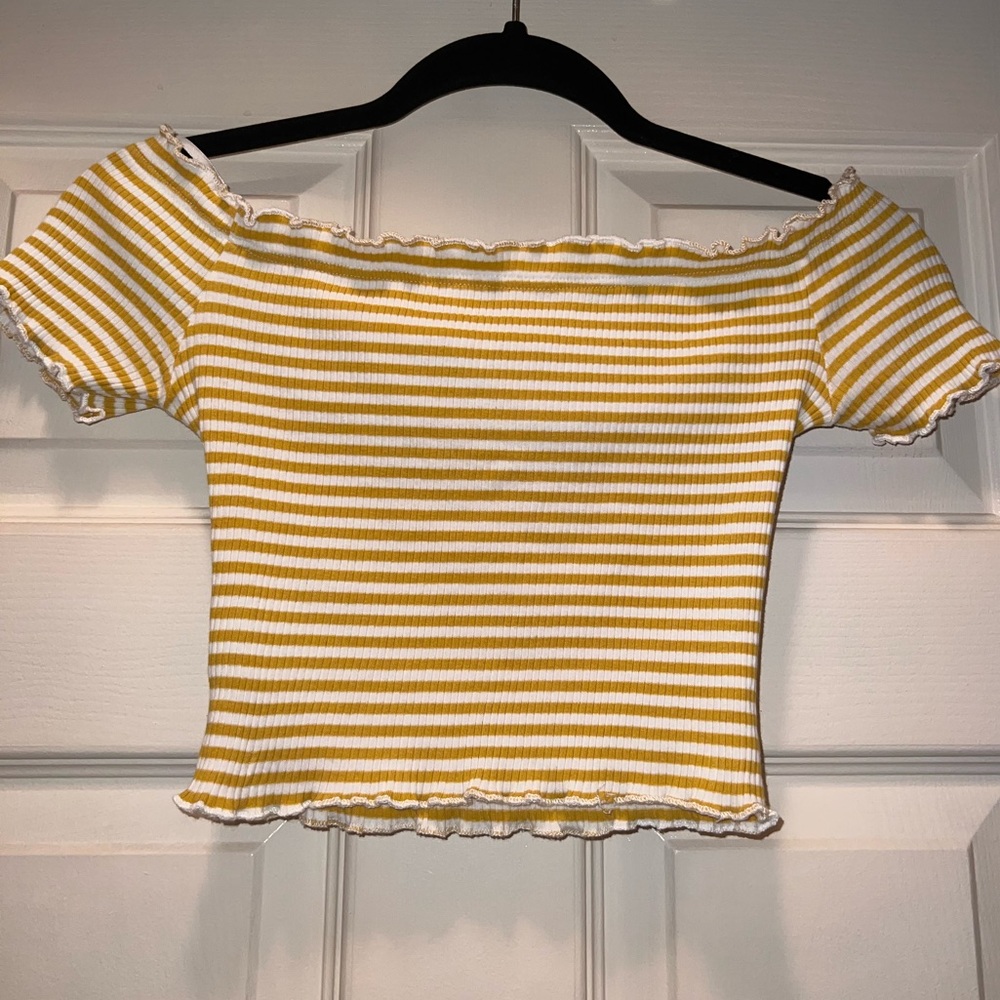 Shein off the shoulder crop top